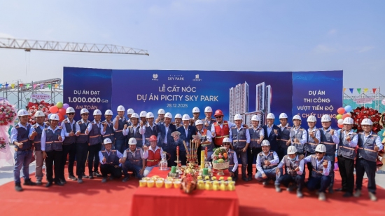 DỰ ÁN PICITY SKY PARK VƯỢT TIẾN ĐỘ CHÍNH THỨC CẤT NÓC – DẤU ẤN NĂNG LỰC & UY TÍN CỦA TỔNG THẦU DECOFI